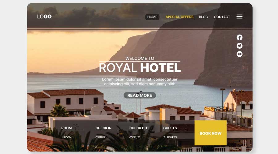 Realizzazione di siti per Hotel 